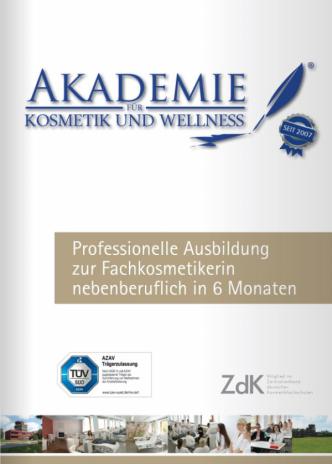 Informationsbroschüre für sechsmonatige Ausbildung zur Fachkosmetikerin